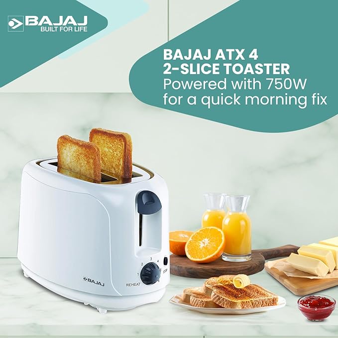 Bajaj 2-Slice Pop-up Toaster